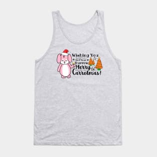 Wishing You And Your Burrow Merry Carrotmas Tank Top